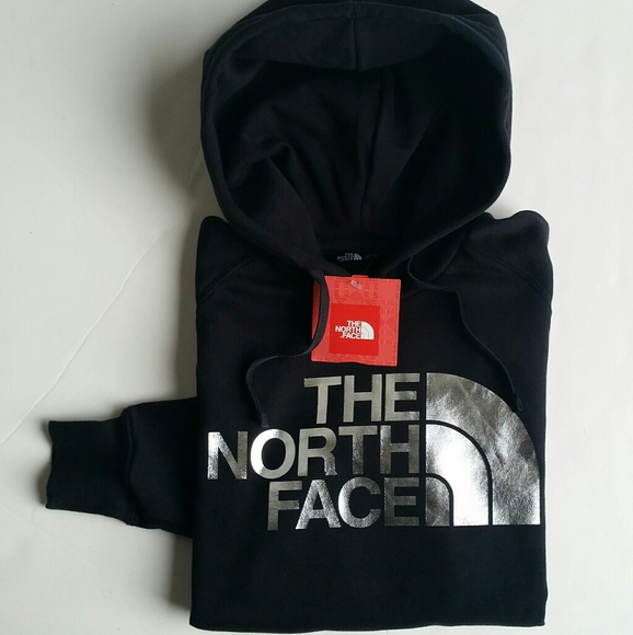 The North Face Tops Women The North Face Half Dome Hoodie Blacksilver Poshmark